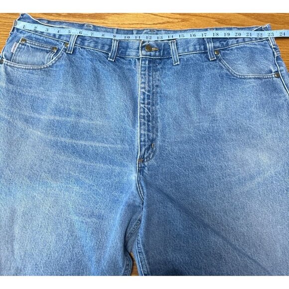 Carhartt Men's Relaxed Fit Straight Leg Jeans Size 46X29 - Picture 11 of 12